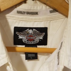 Harley Davidson size L Button down Shirt